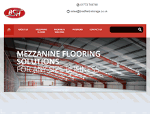 Tablet Screenshot of bradfield-storage.co.uk